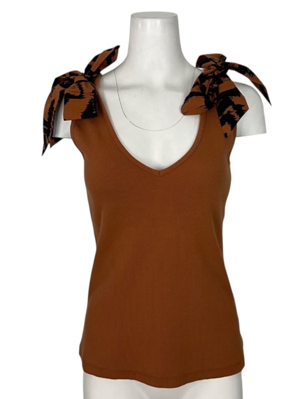 Anthropologie Maeve The Rafaela Bow-Tie Tank Top M Copper